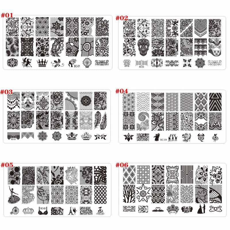Nägel Art Decals Stamping Kit