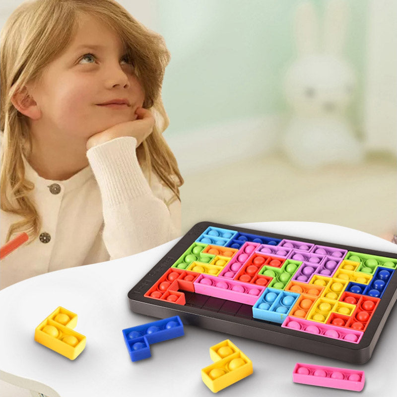 Dekompressions Tetris Spielzeug aus Silikon