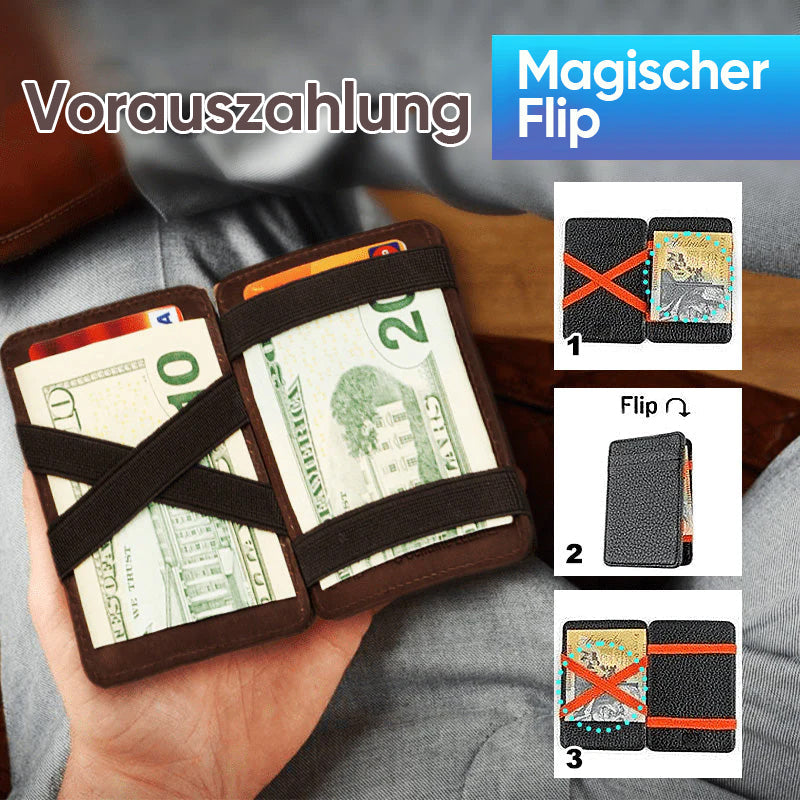 Magischer Flip-Geldbörse