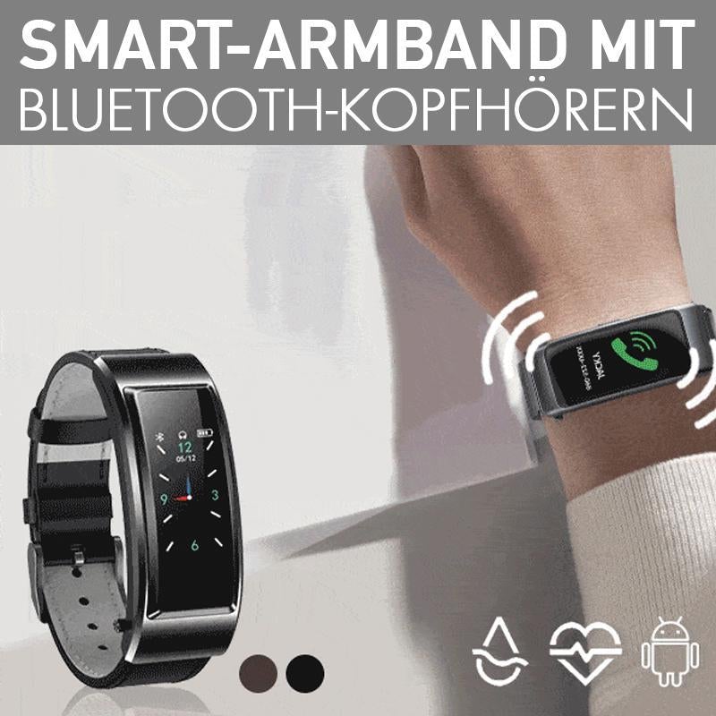 2-in-1-Smart-Armband mit Bluetooth-Kopfhörern