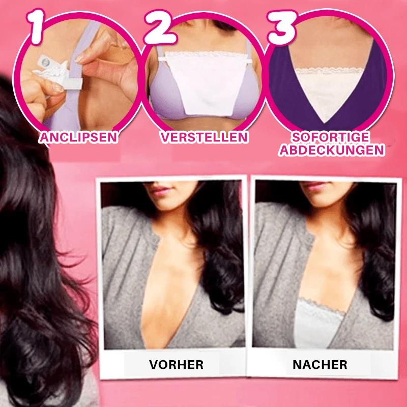 Nahtloses Bandeau Blocktuch mit Spaltsicherer Snap-On (3 Stück)