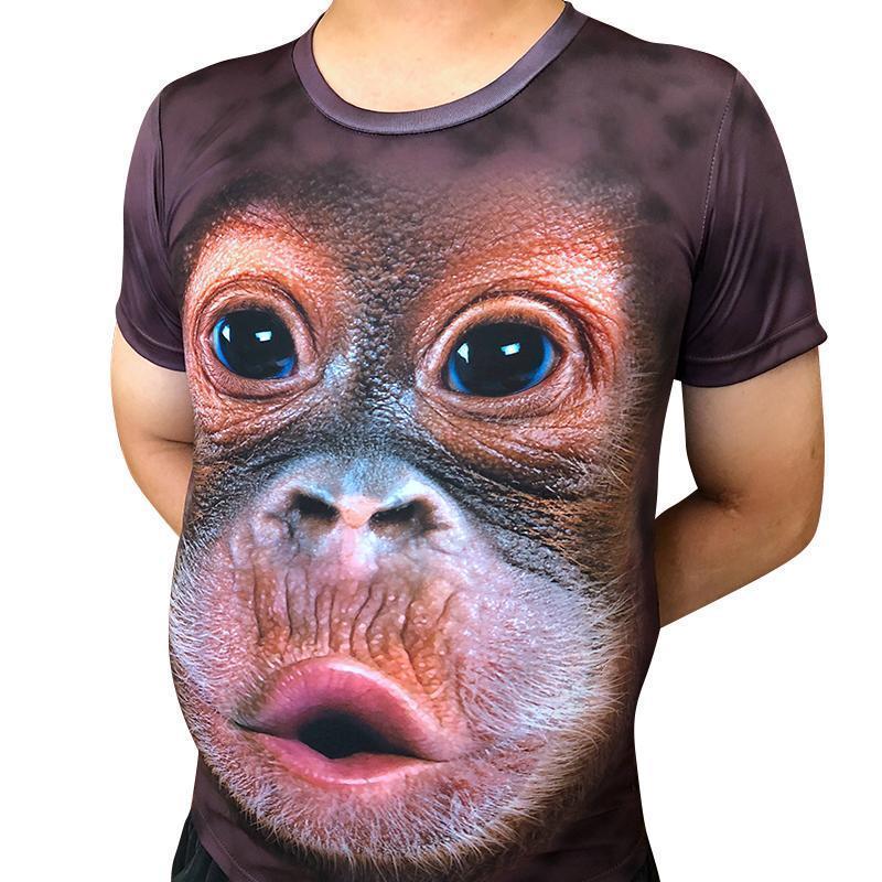 Lustiges Affen T-Shirt für Männer – freiwing
