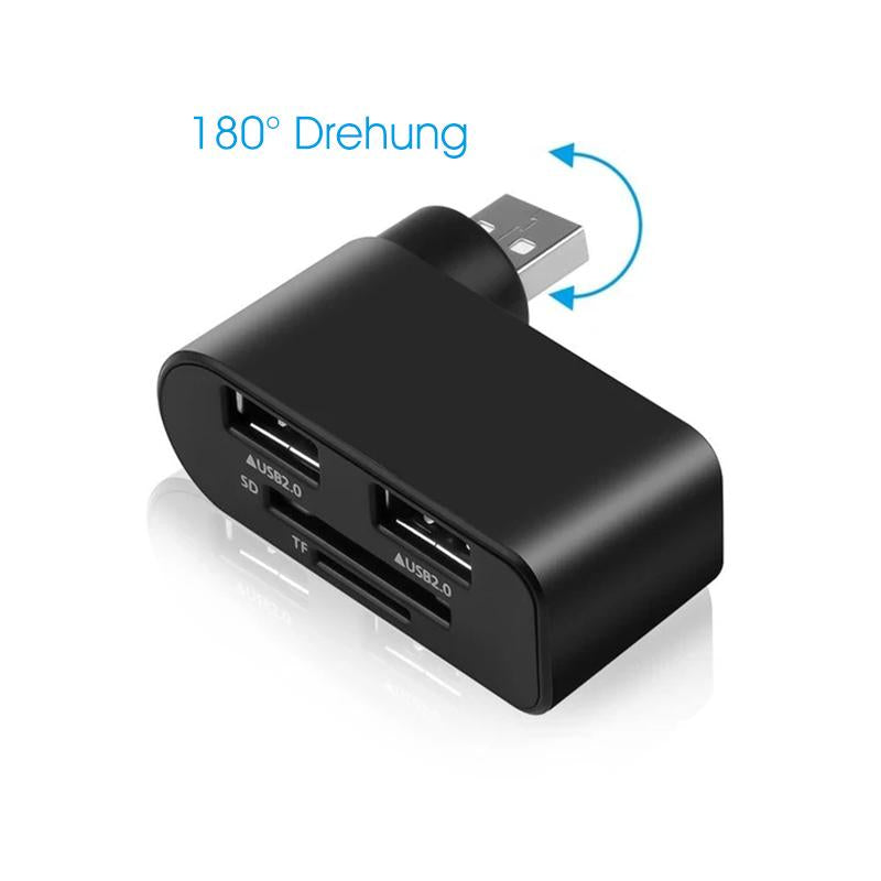 4 in 1 drehbarer USB