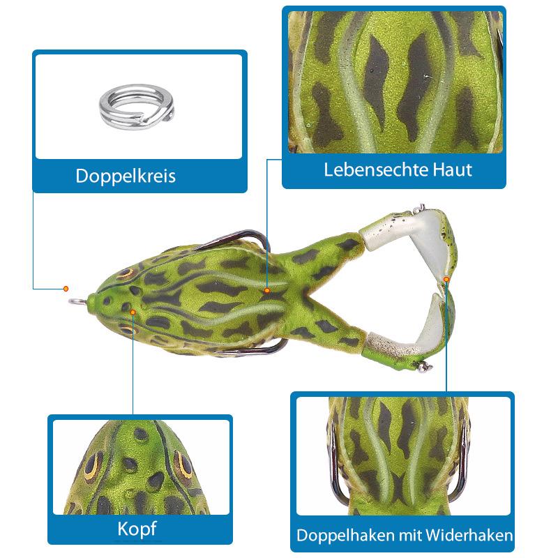 Doppelpropeller Frosch Sanfter Köder(1 oder 5 Stücke)