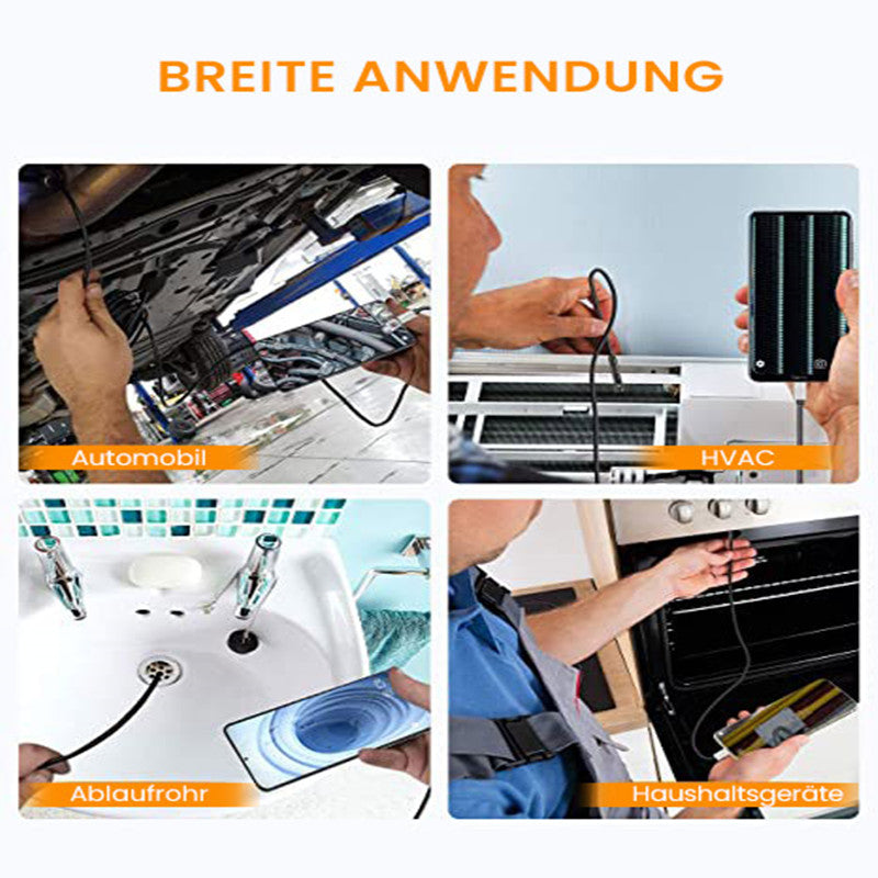 Halbstarre, flexible Autofokus-WLAN-Endoskopkamera