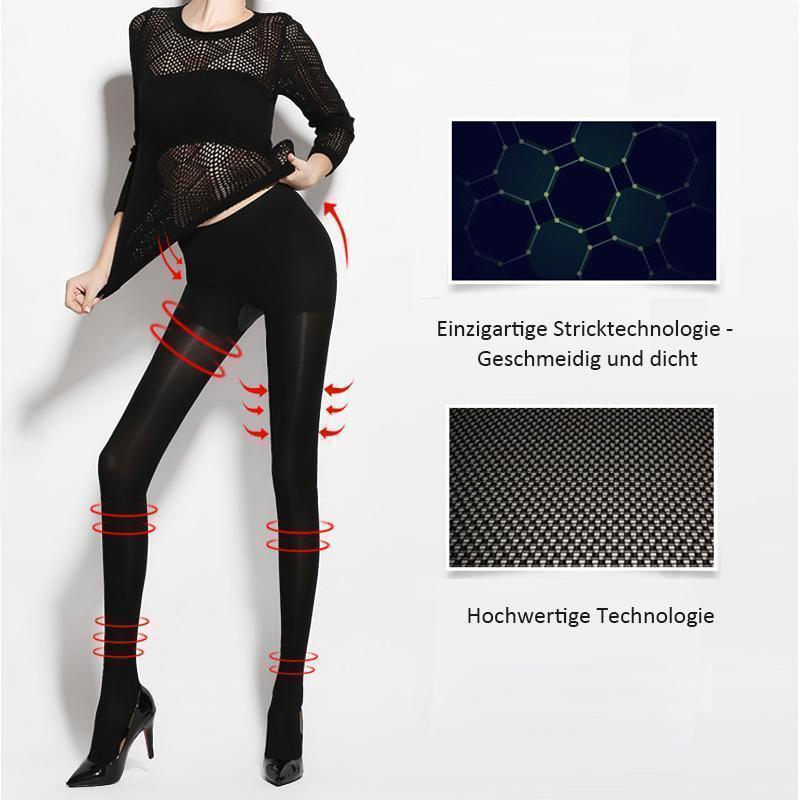 Damen starke strapazierfähige Strumpfhose, Plus Größe - hallohaus