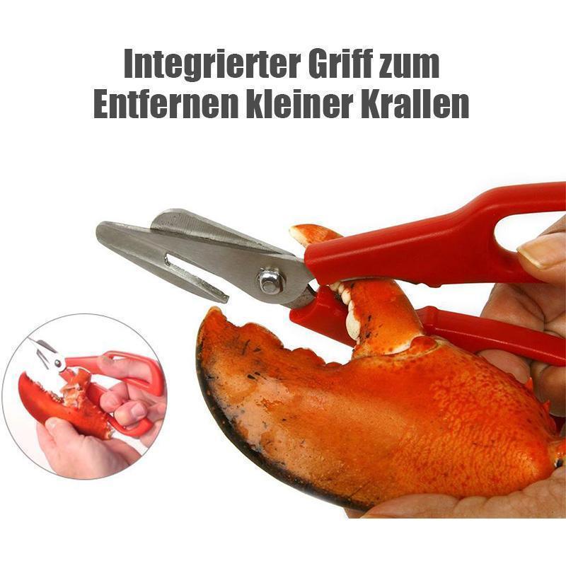 Multifunktionale Schere für Krabben und Hummer