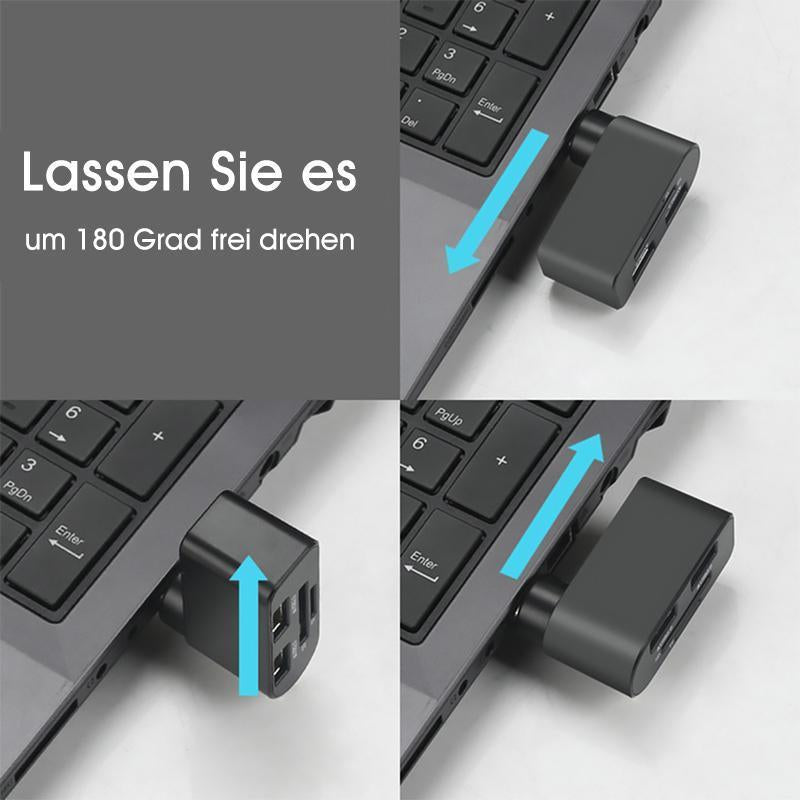 4 in 1 drehbarer USB