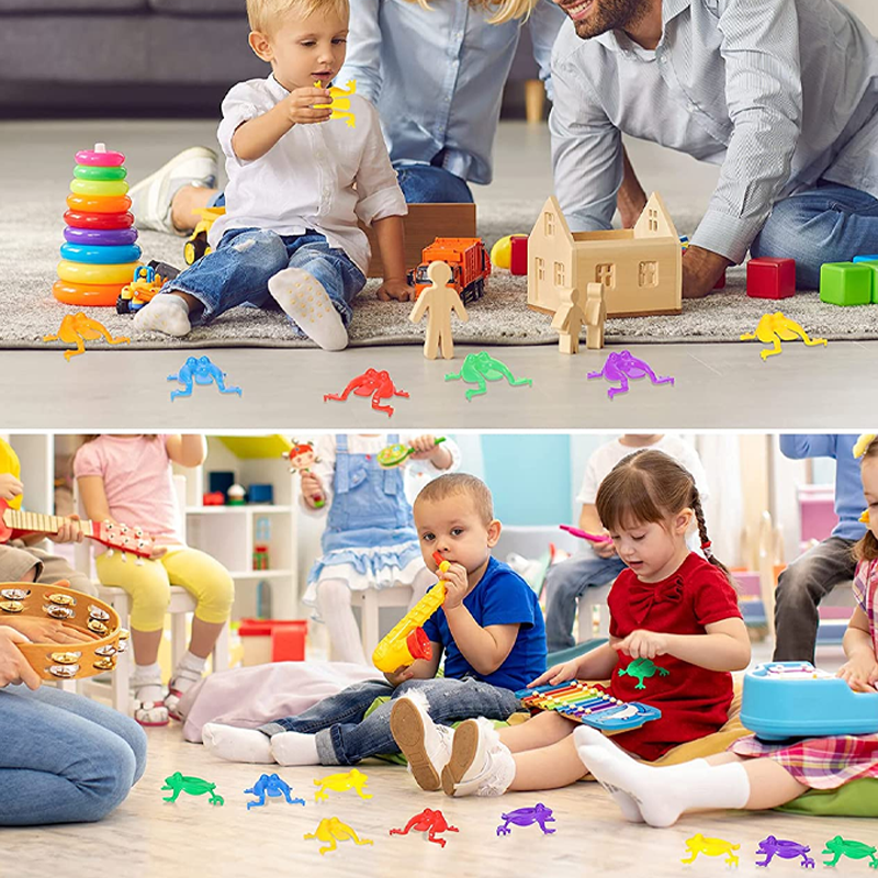 Hüpfendes Froschspielzeug Für Kinder (24 Stück)