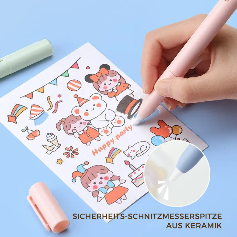 Faltbarer Mini-Scheren-Keramikstift