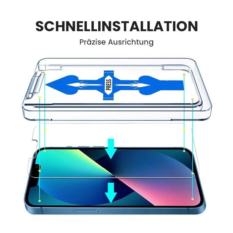 Automatische Ausrichtung Handy Schutzfolie