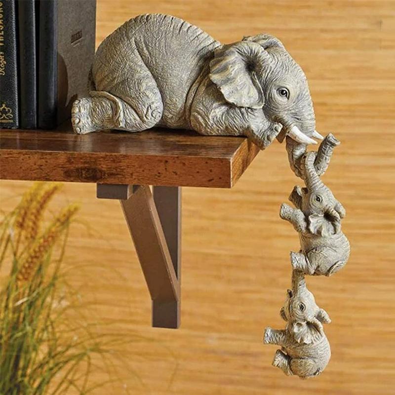 Elefant mütterliche Liebe Skulptur