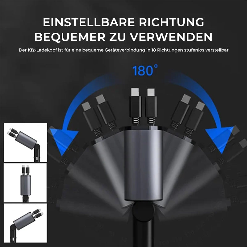Einziehbares Autoladegerät