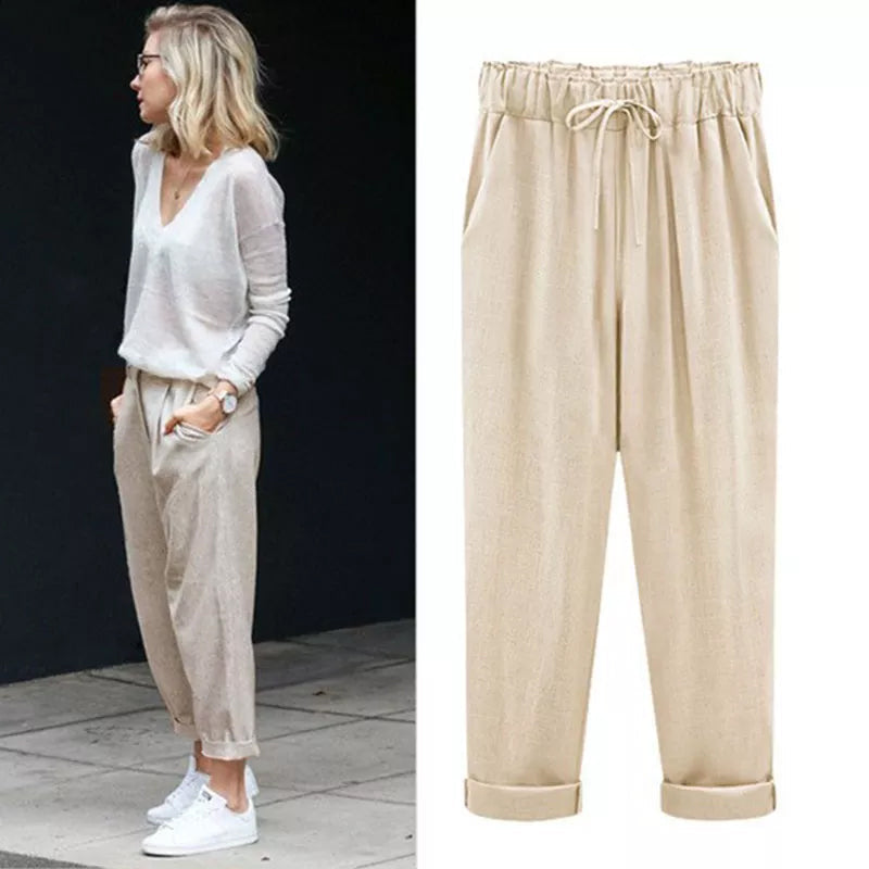 Damen Neue große Freizeithose