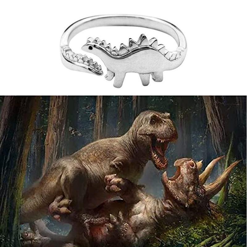 Verstellbarer niedlicher Dinosaurier-Ring