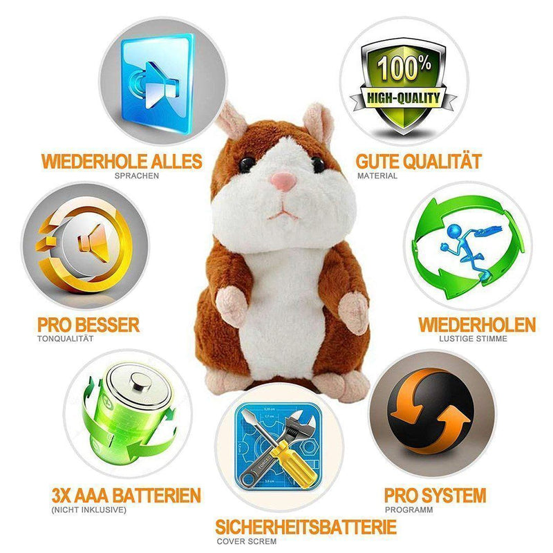 Nette Sprechender Hamster-Plüsch-Spielzeug - hallohaus