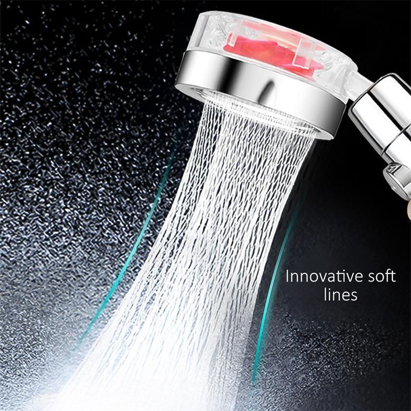 Wassersparende 360° rotierende Hochdruckdusche