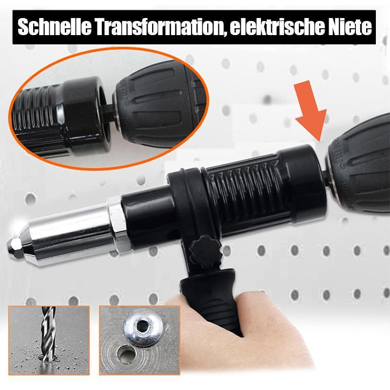 Professionelles Nietpistolen-Adapter-Kit mit 4 Stk