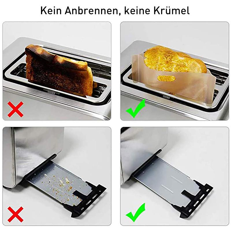 Wiederverwendbarer hochtemperaturbeständiger Teflon-Toastbeutel