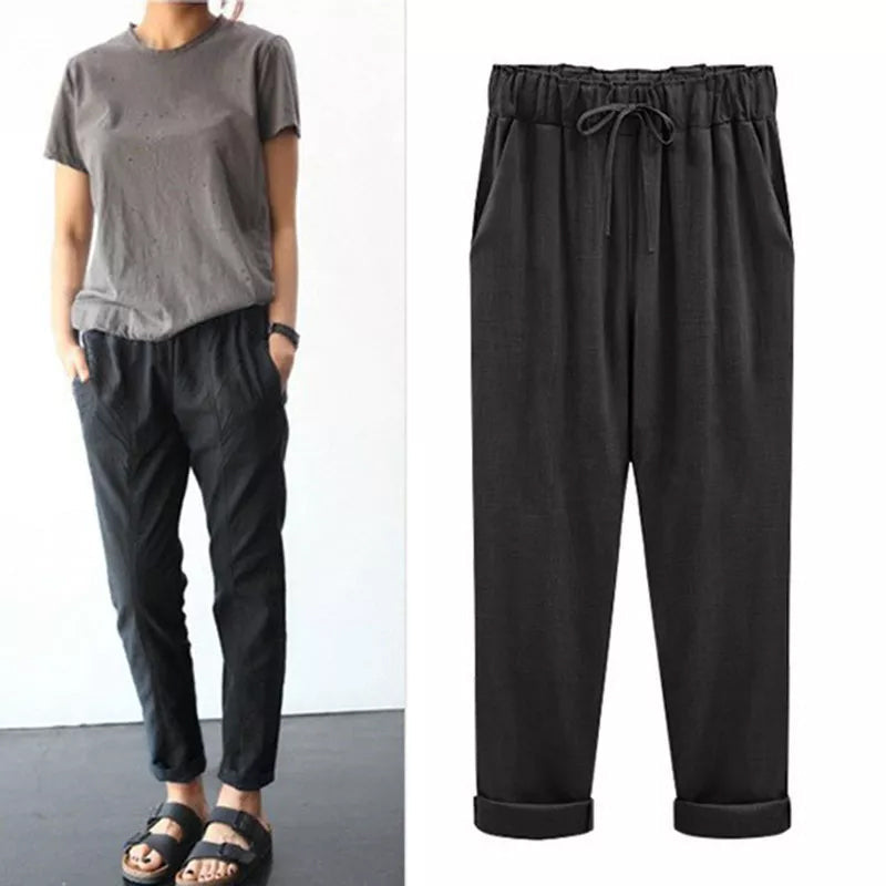 Damen Neue große Freizeithose