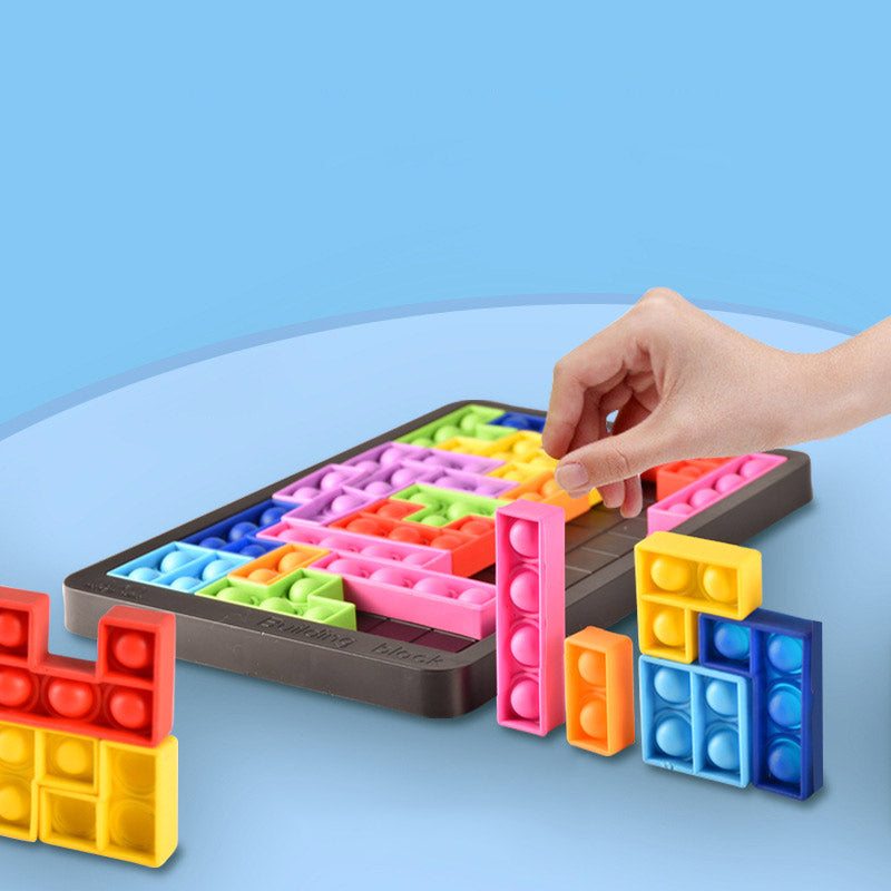 Dekompressions Tetris Spielzeug aus Silikon