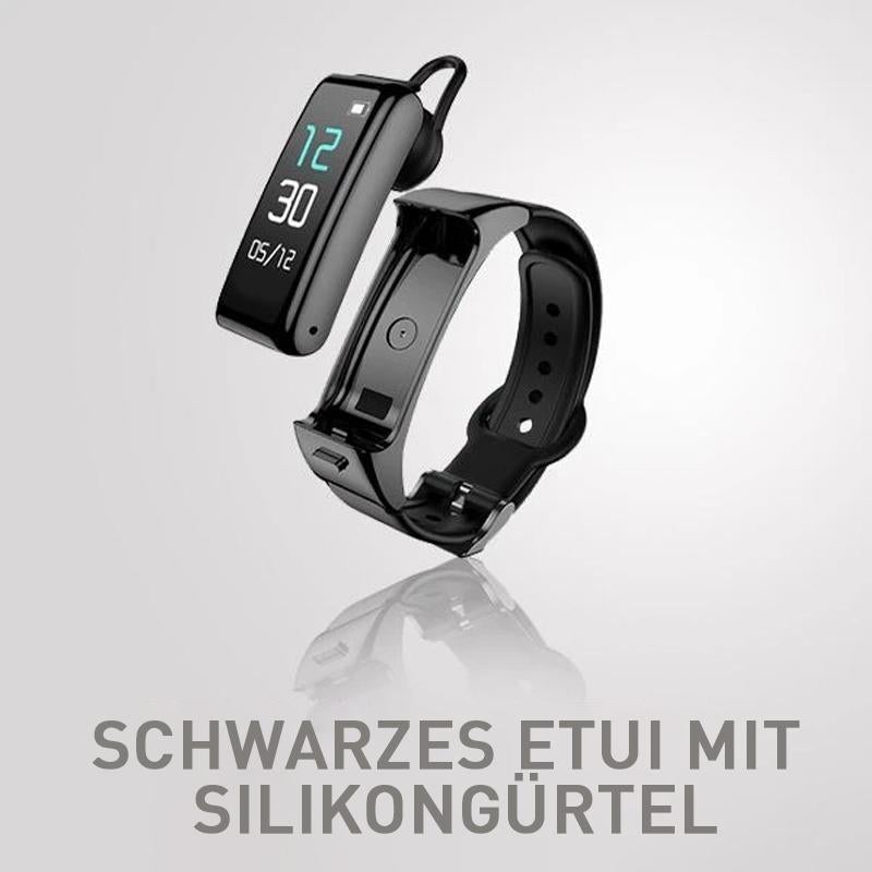 2-in-1-Smart-Armband mit Bluetooth-Kopfhörern