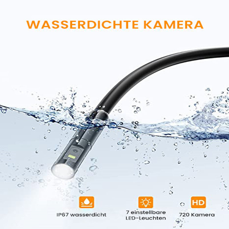 Halbstarre, flexible Autofokus-WLAN-Endoskopkamera