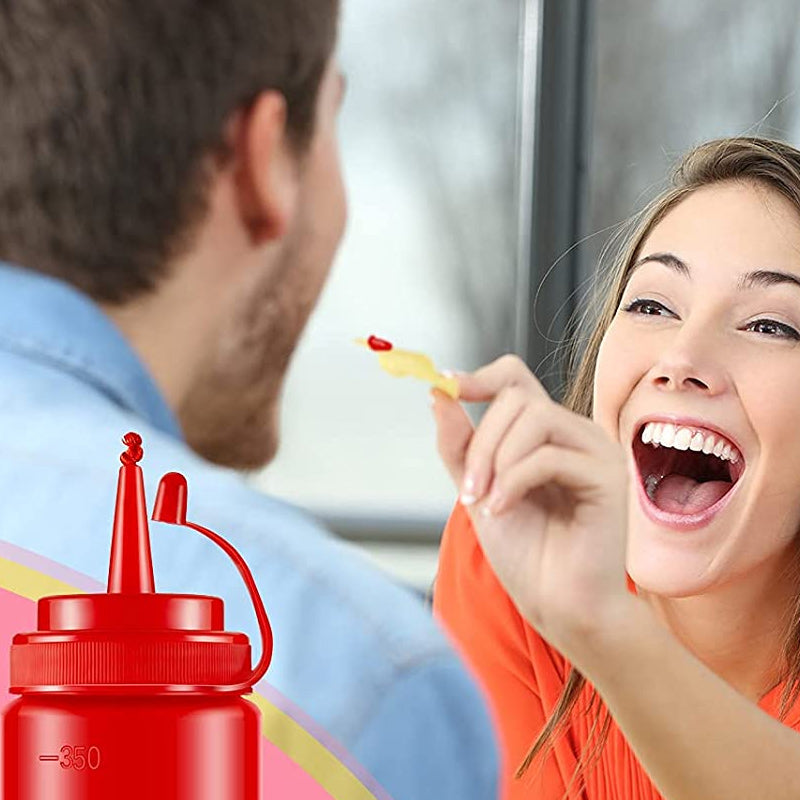 Kreative knifflige Ketchup-Flasche