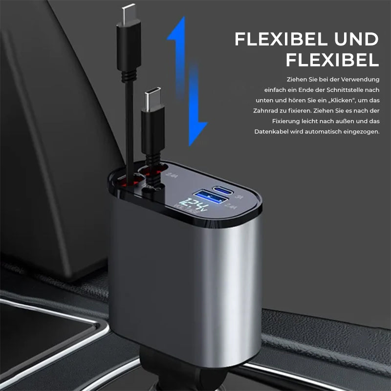 Einziehbares Autoladegerät