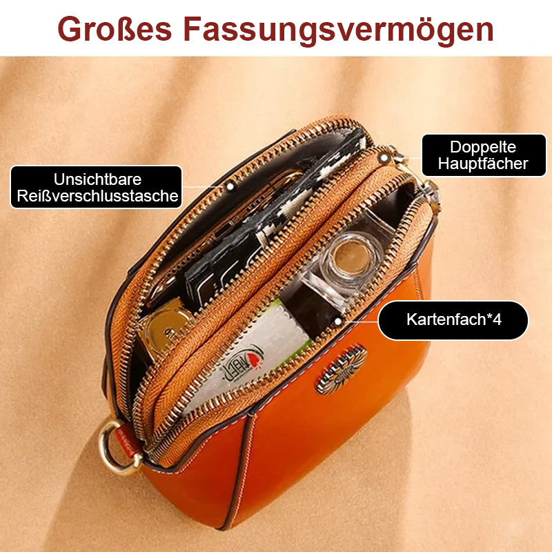 Mini-Crossbody-Tasche aus weichem Leder
