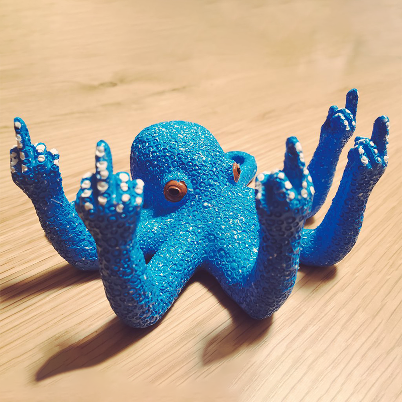 Oktopus-Ornament