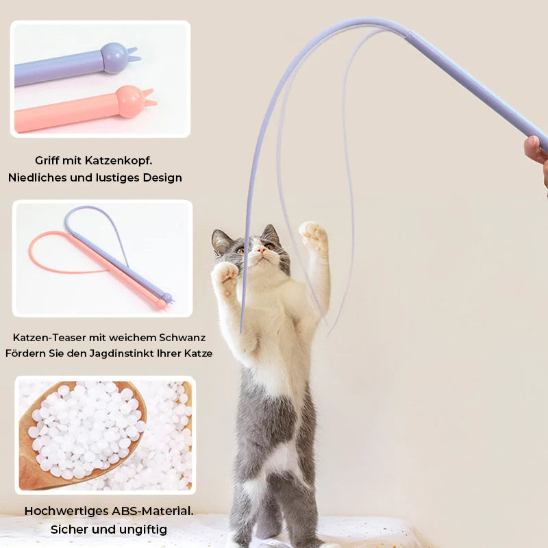 Silikon Simulieren Schwanz Katze Wand