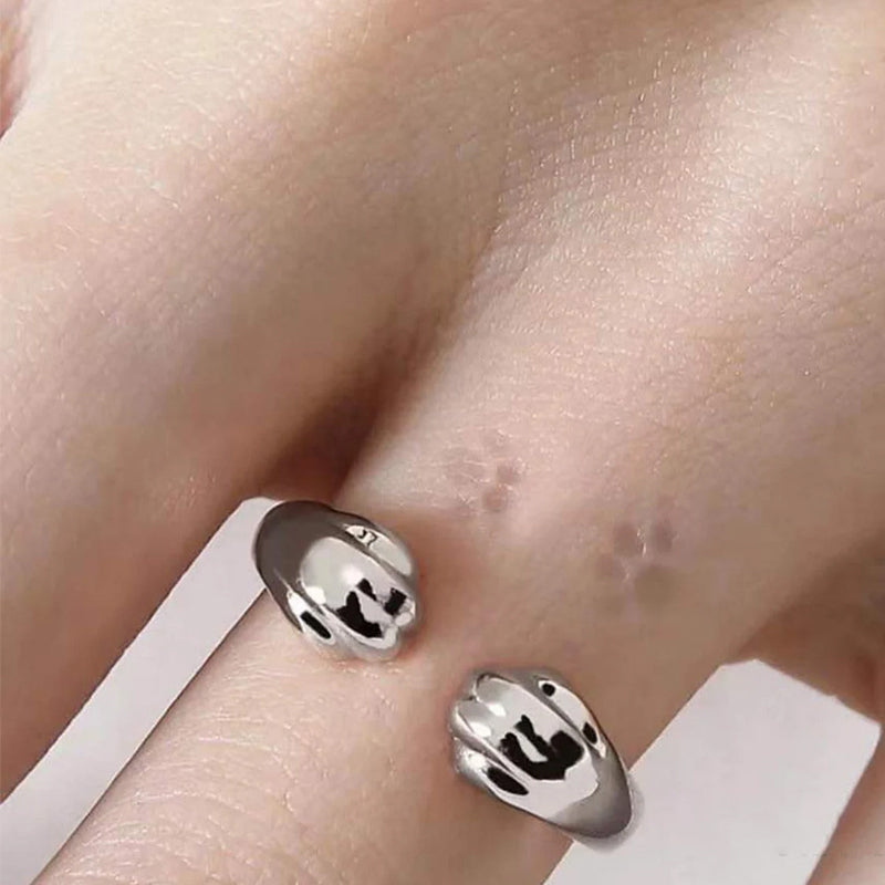 Süßer Katzenpfoten Ring