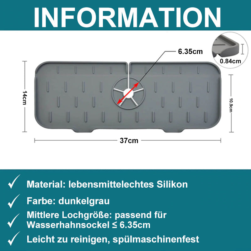 Silikon Wasserhahn Griff Tropffänger Ablage