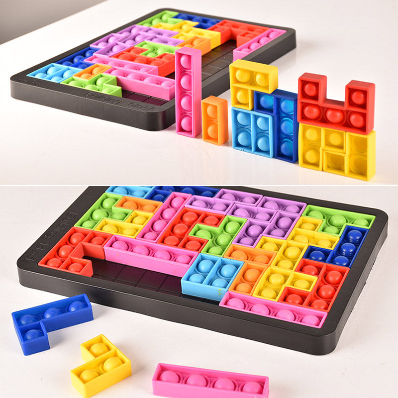 Dekompressions Tetris Spielzeug aus Silikon