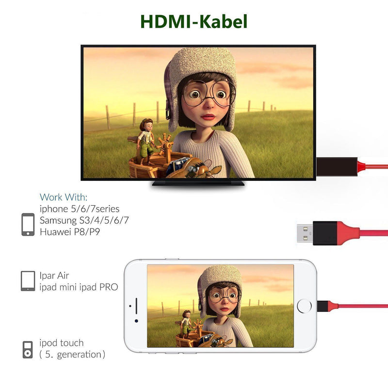 HDMI Kabel, 1080P, Transmit Audio und Video Heimkino - hallohaus