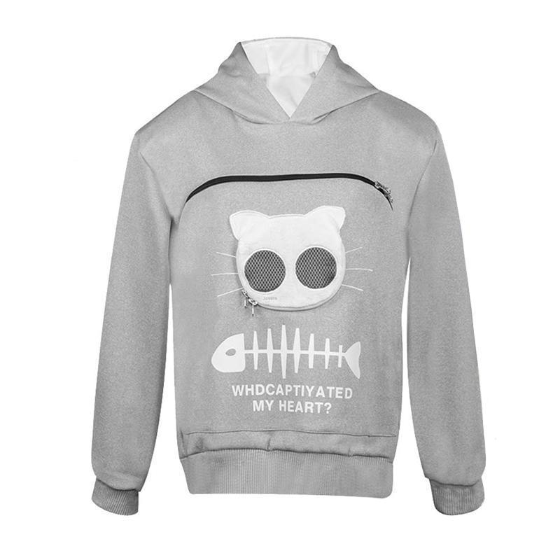 Tiertasche Sweatshirt Hoodie