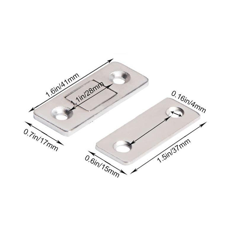 Lochfreier magnetischer Türschließer