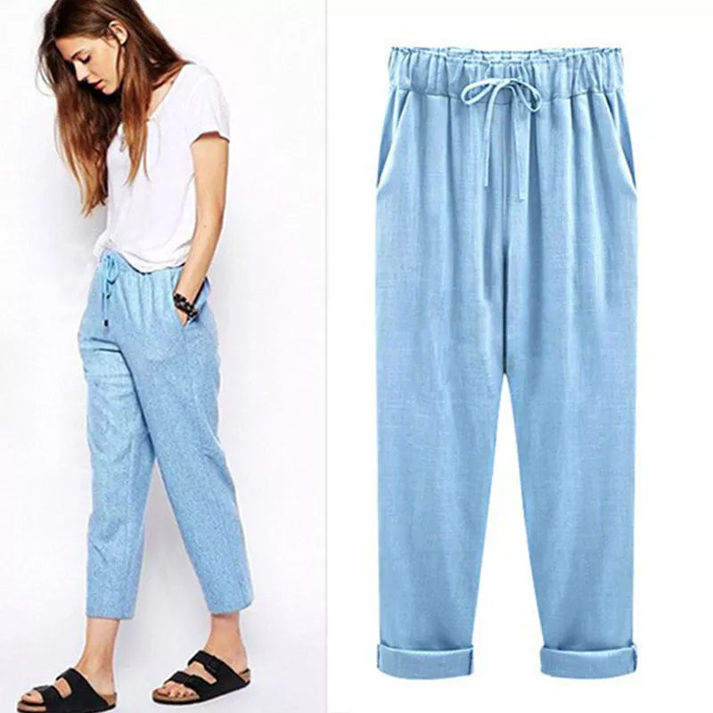 Damen Neue große Freizeithose