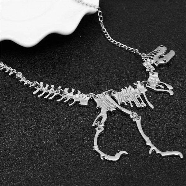 Dinosaurier-Skelett-Halskette