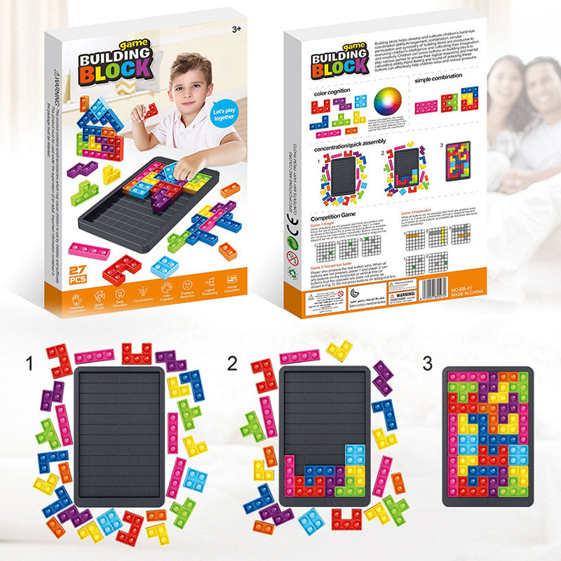 Dekompressions Tetris Spielzeug aus Silikon