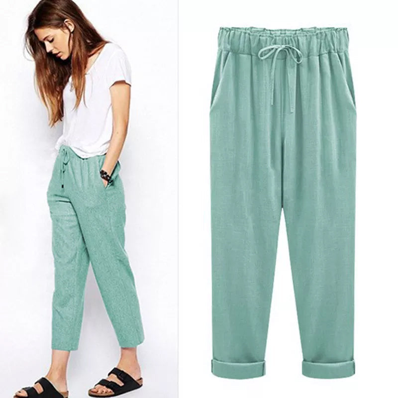 Damen Neue große Freizeithose