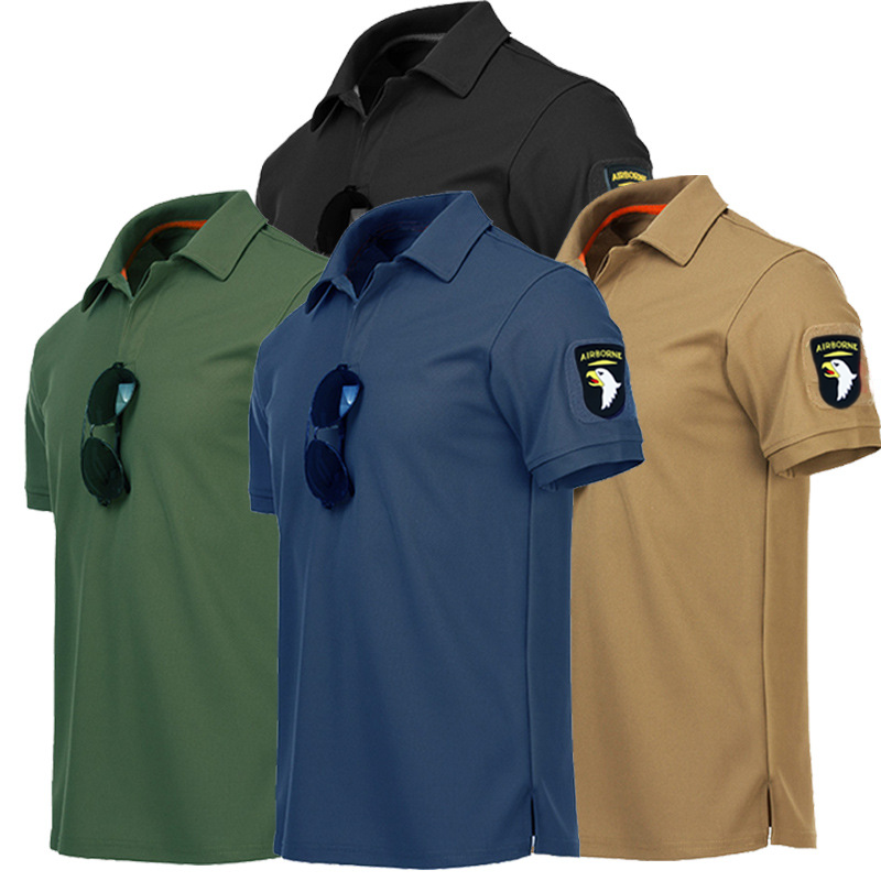 Schnelles trockenes Poloshirt der Männer im Freien