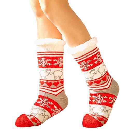 Ultra-Plüsch Weiche Rutschfeste Socken, 1 Paar