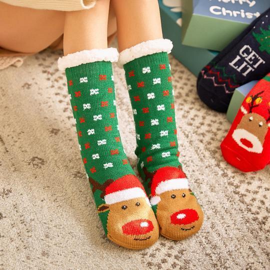 Ultra-Plüsch Weiche Rutschfeste Socken, 1 Paar