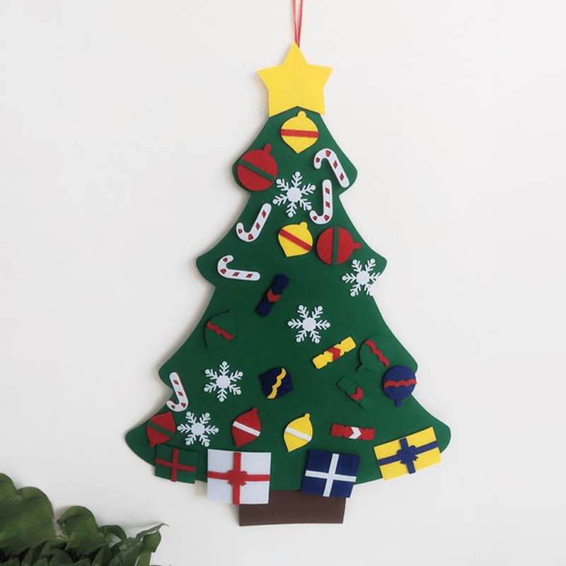 Neuer verbesserter DIY-Filz-Weihnachtsbaum