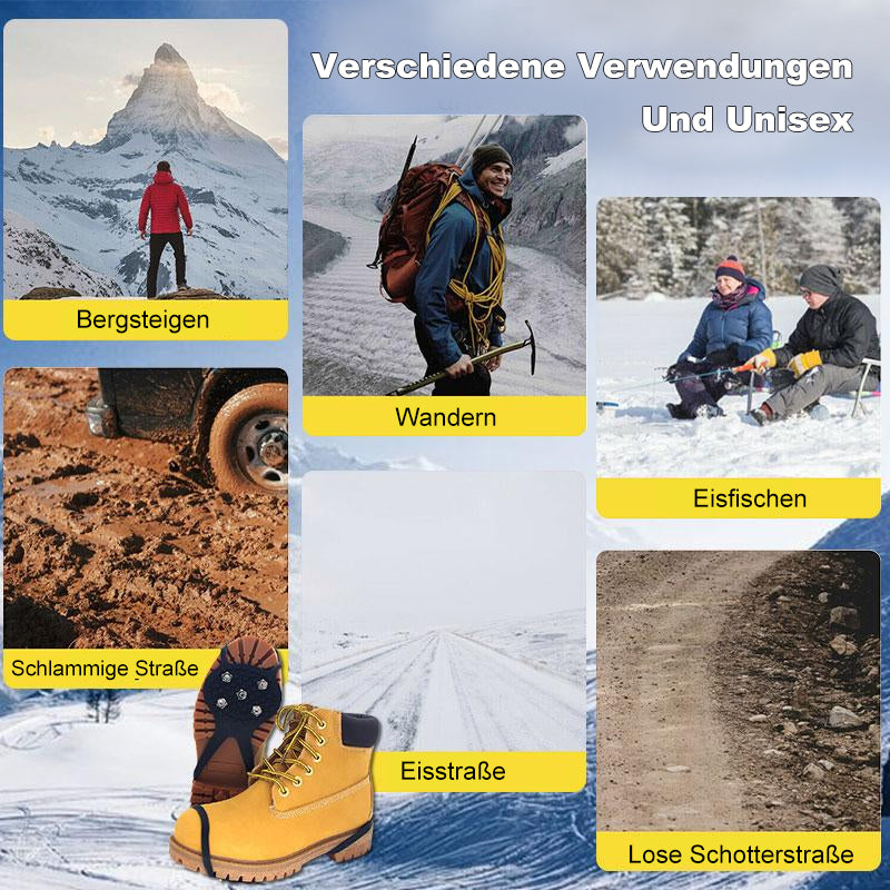 Traktionsschiene Eis- und Schneegriff rutschfestes Silikon