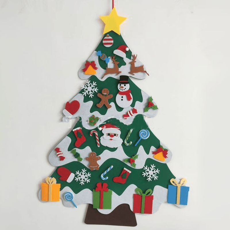 Neuer verbesserter DIY-Filz-Weihnachtsbaum