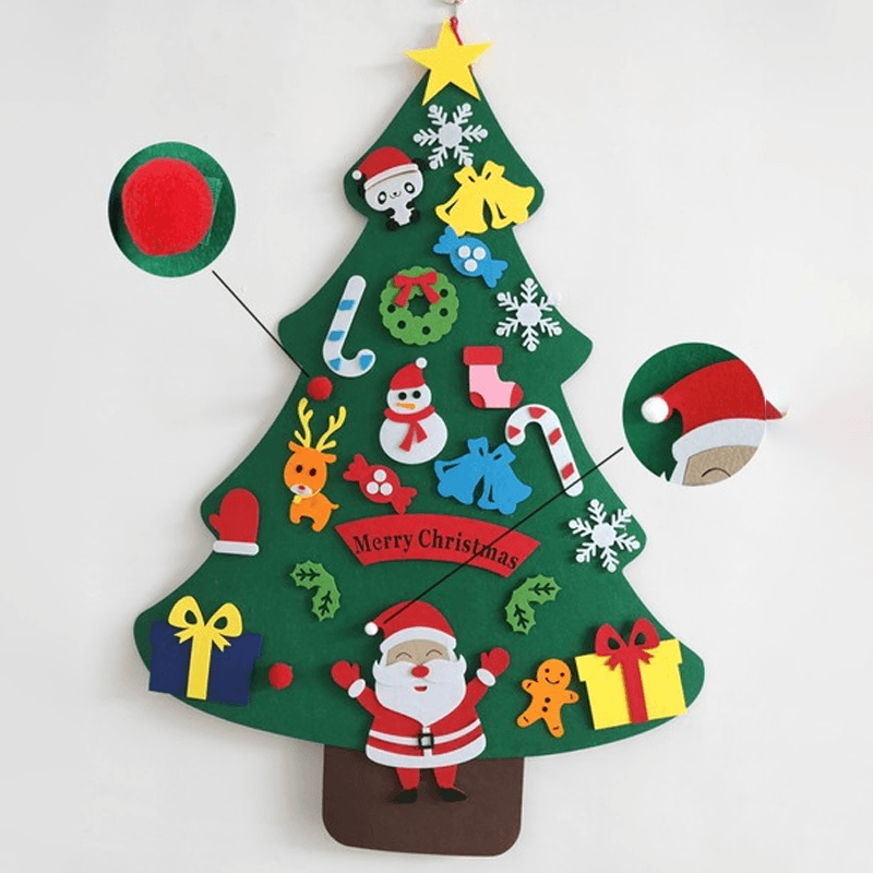 Neuer verbesserter DIY-Filz-Weihnachtsbaum