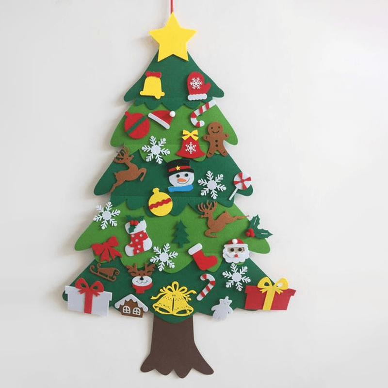 Neuer verbesserter DIY-Filz-Weihnachtsbaum